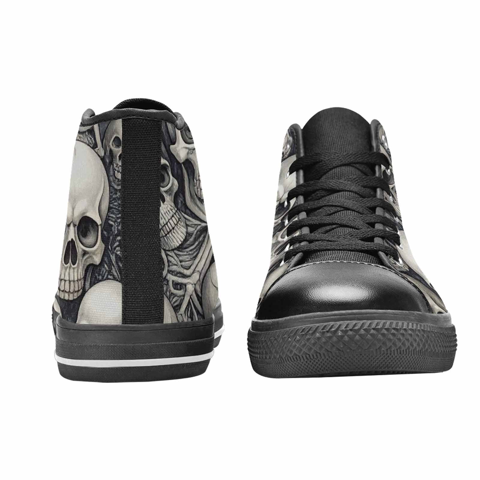 MEN'S Skulls - Classic High Top Canvas Wallpaper Art Custom Sneakers