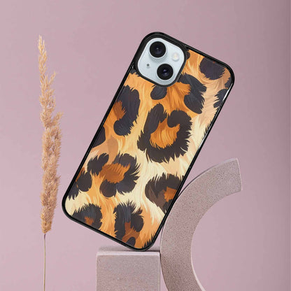 iPhone 15 Plus Case — Leopard Soft Airbrush Gradient, Custom Made Phone Cover