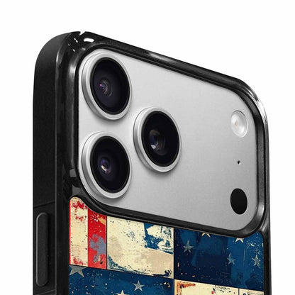 iPhone 17 Pro Case — Small American Flag Stars And Galaxy, Personalized Phone Case