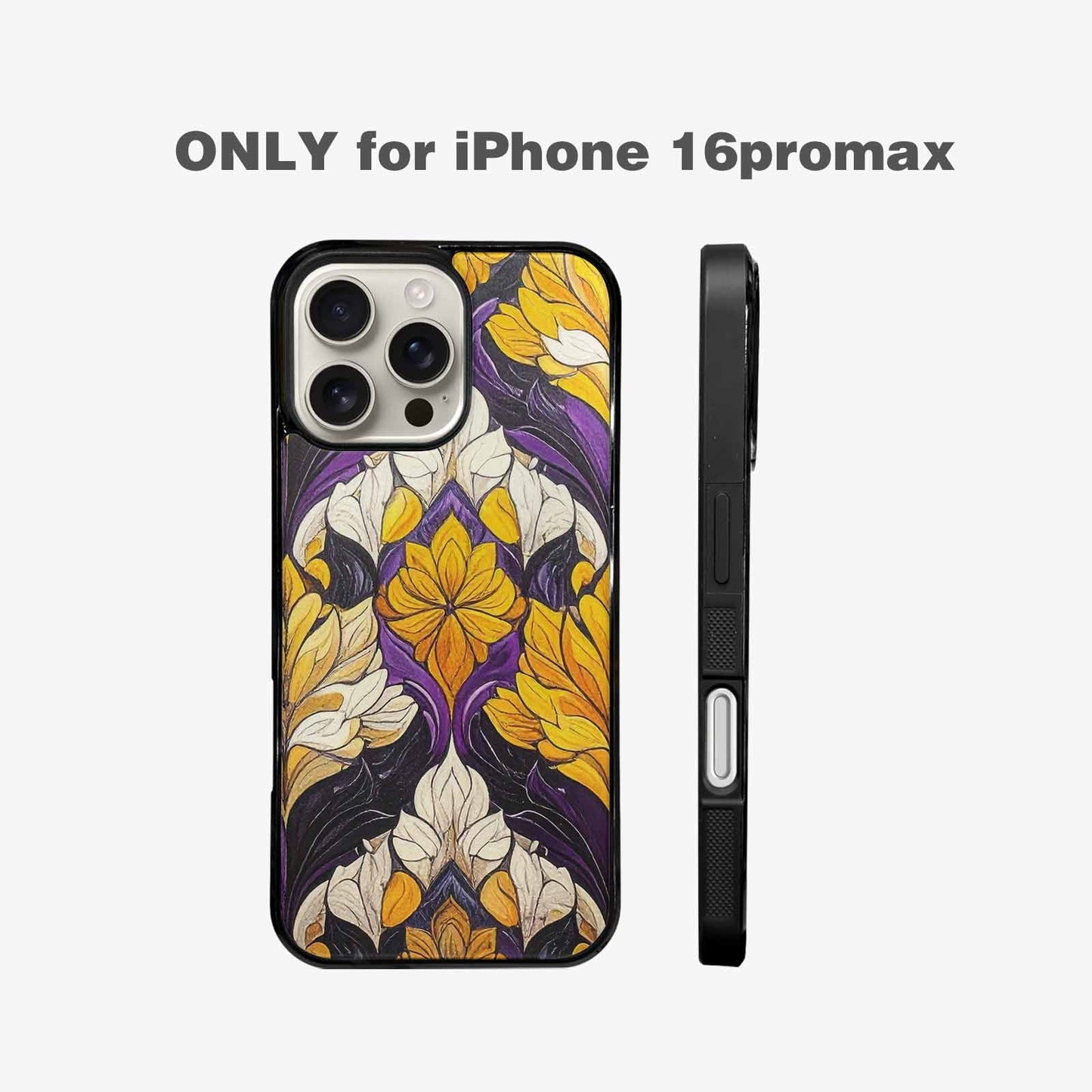 iPhone 16 Pro Max Case — Nonbinary Flag Color Theme Small Rainbow, Personalized Phone Case