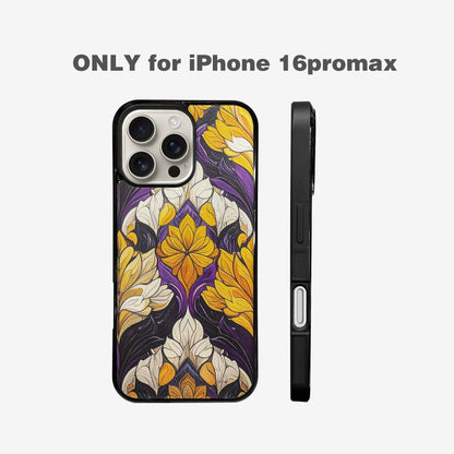 iPhone 16 Pro Max Case — Nonbinary Flag Color Theme Small Rainbow, Personalized Phone Case
