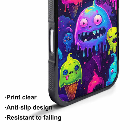 iPhone 17 Air Case — Ice Cream Monsters Neonmelting Pqu Original, Personalized Phone Case