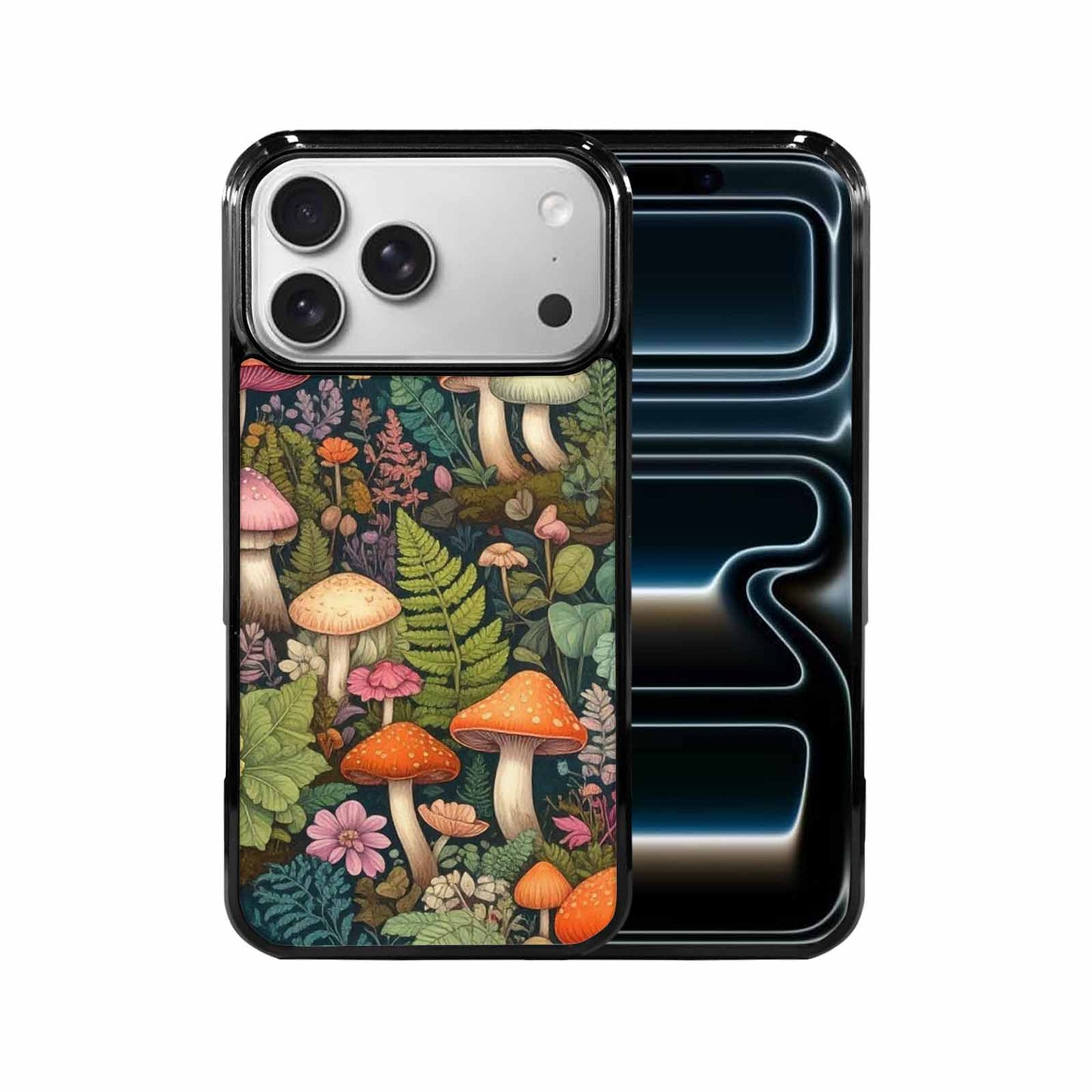 iPhone 17 Pro Max Case — Mushrooms Botanicalmushrooms P Kzu Floral, Customized Protective Case