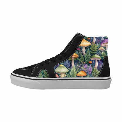 MEN'S Mushrooms  Botanical Mushrooms High Top Canvas Dreamcore Shoes