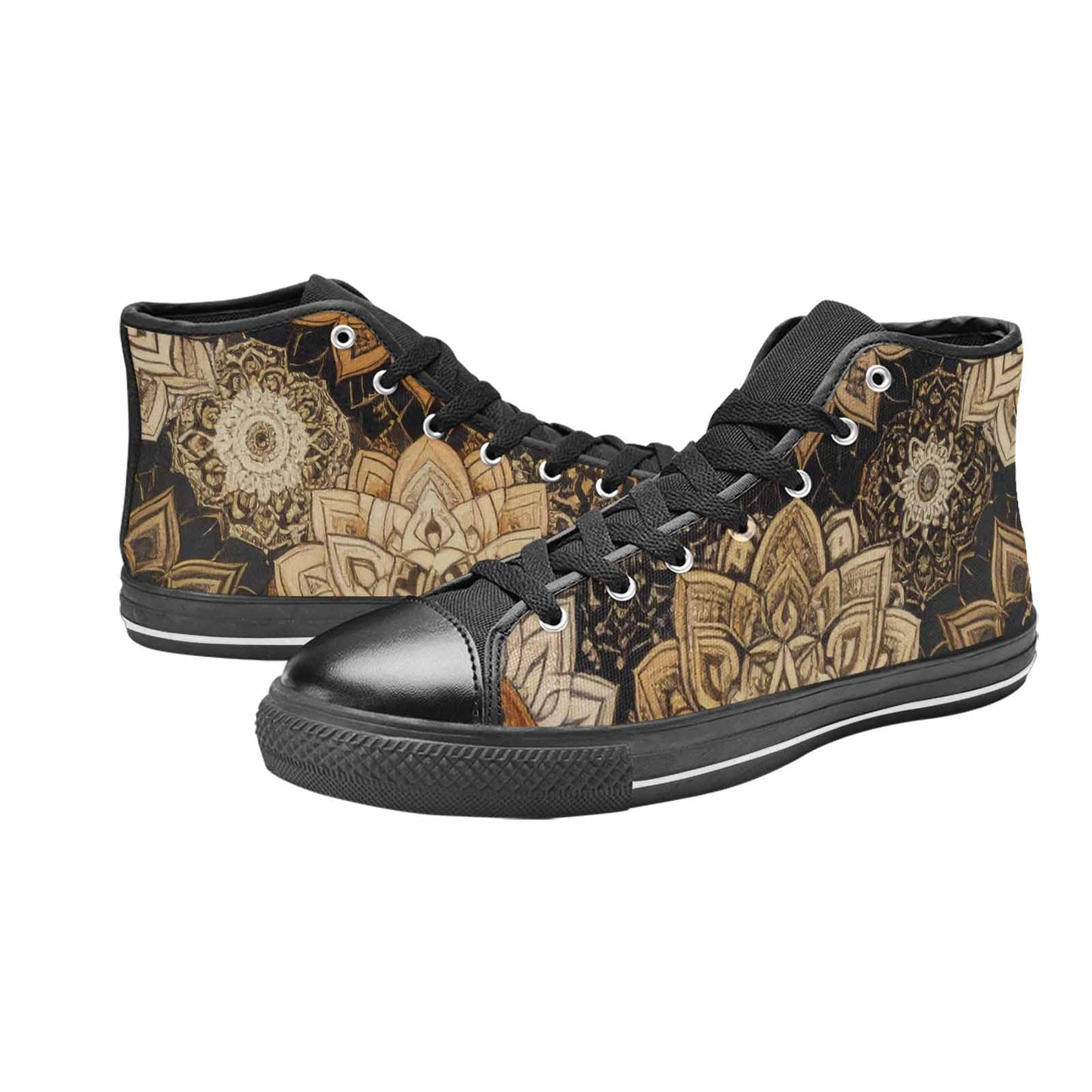 WOMEN'S Mandala High Top Canvas Aesthetic Custom Sneakers