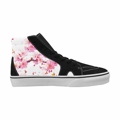 MEN'S Cherry Blossom Branch High Top Canvas Dreamlike Shoes