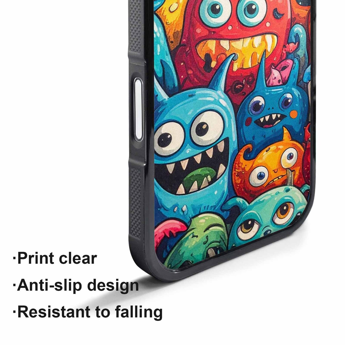 iPhone 17 Air Case — Small Cartoon Monster Character Pattern Cartoon, Unique Phone Case Design
