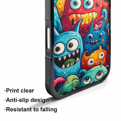 iPhone 17 Air Case — Small Cartoon Monster Character Pattern Cartoon, Unique Phone Case Design