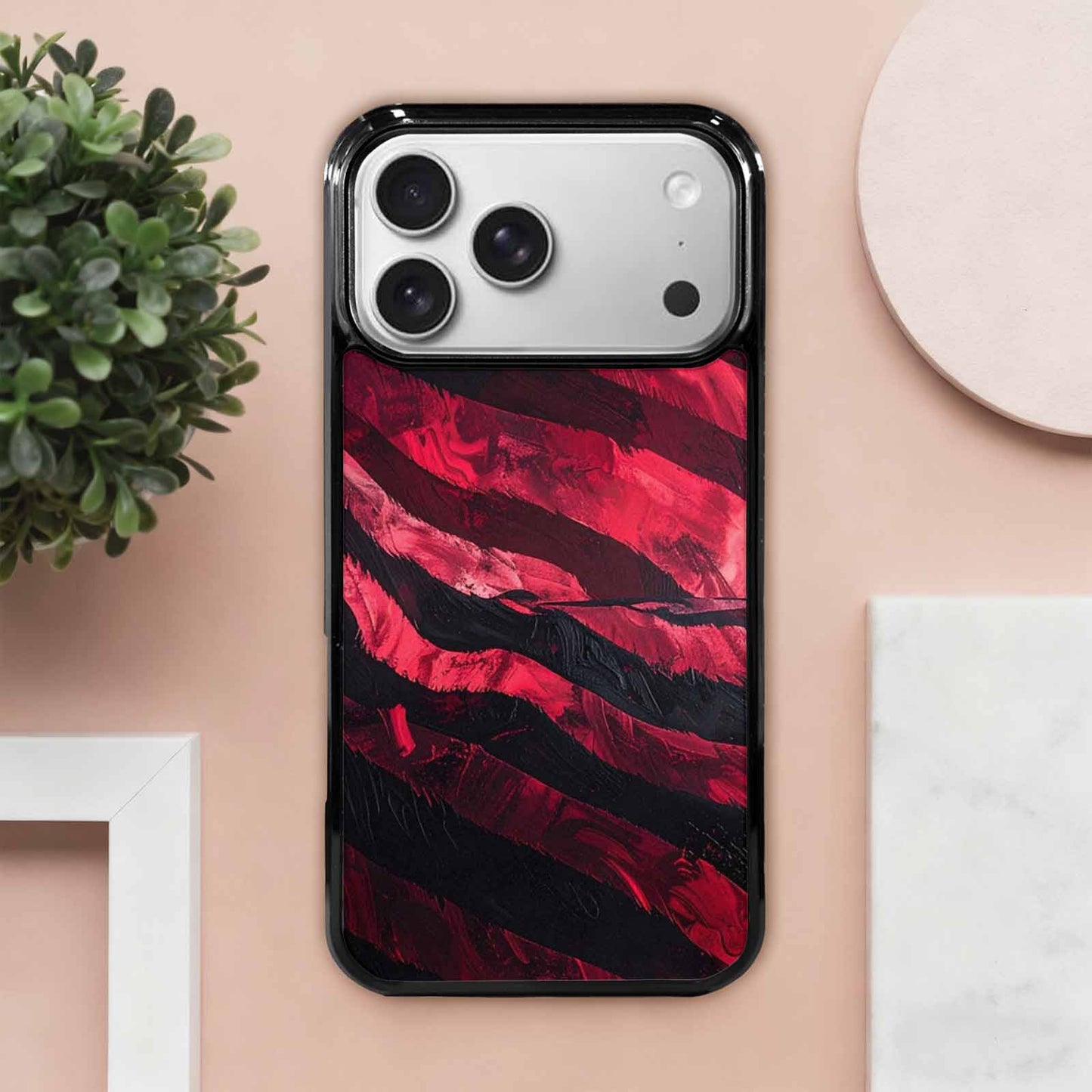 iPhone 17 Pro Max Case — Seamless Tileable Pattern Of Animal Print, Custom Printed Phone Case