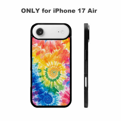 iPhone 17 Air Case — Small Tie Dye Swirl Pattern Tie, Custom Print Case Cover