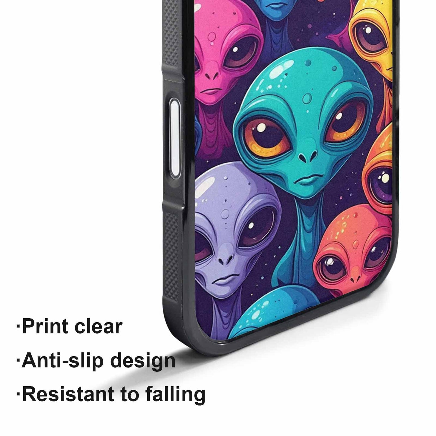 iPhone 17 Pro Max Case — Alien Ufo Cartoon Art Alien Scifi, Original Design Phone Case