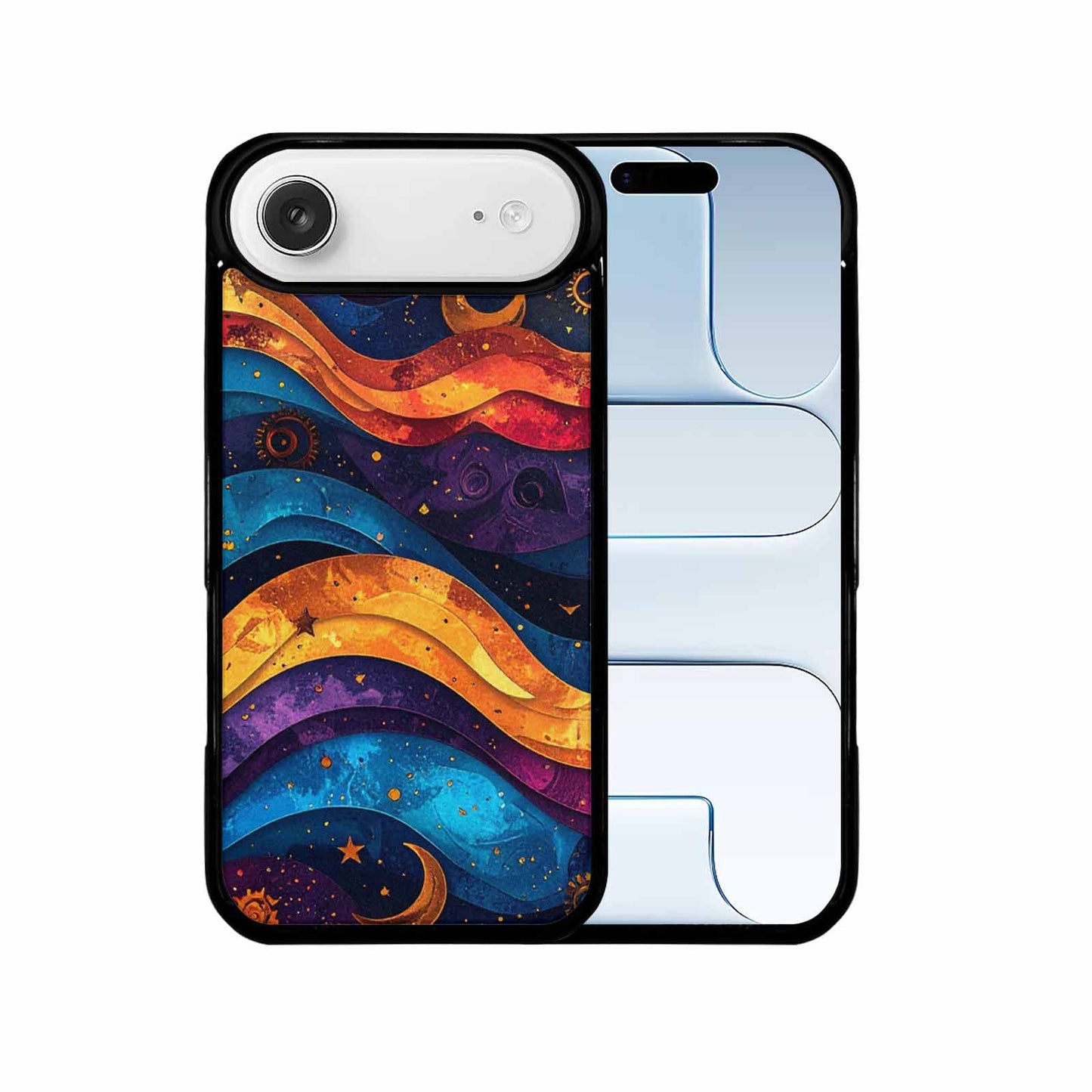 iPhone 17 Air Case — Steampunk Galaxy Art Seamless Pattern Galaxy, Original Design Phone Case