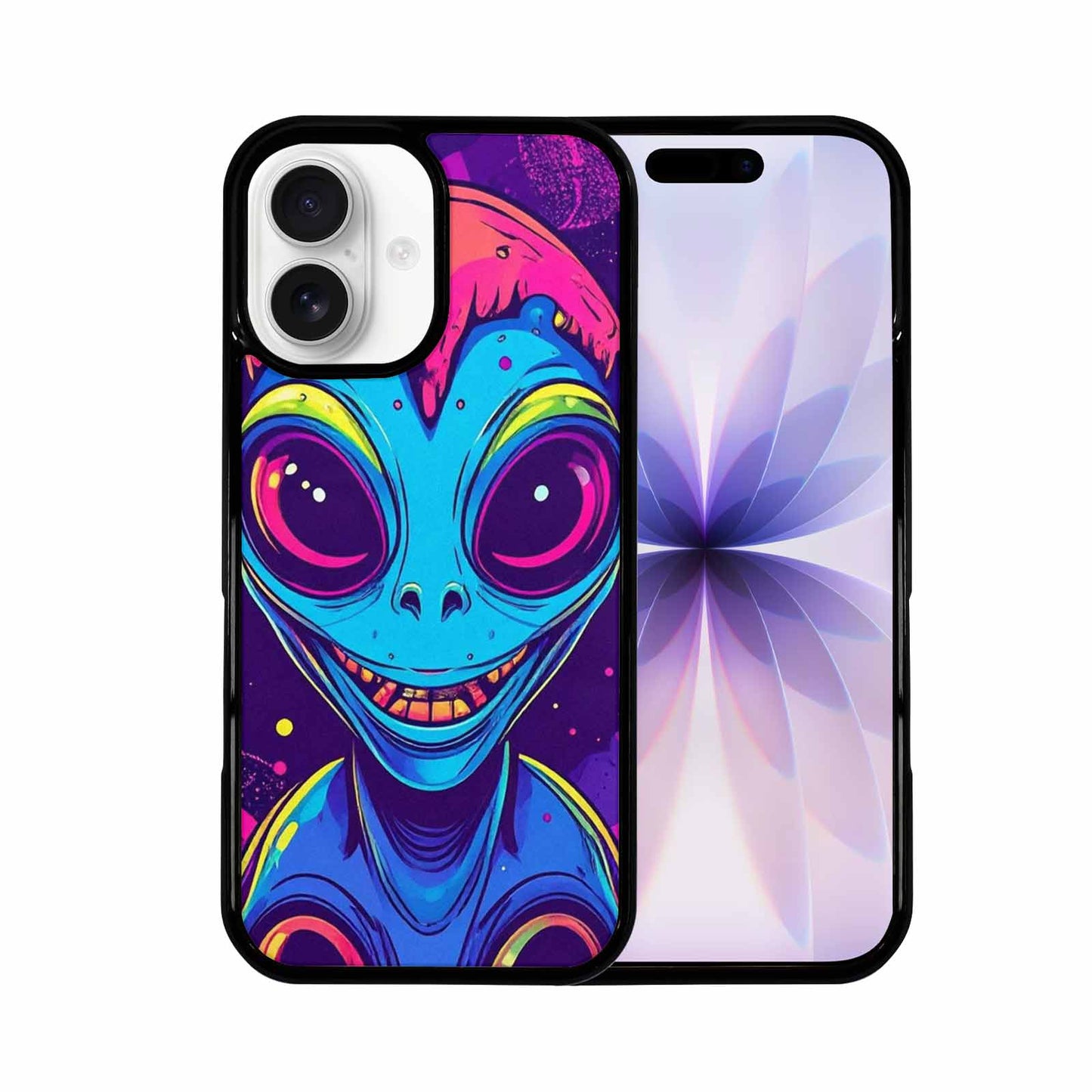 iPhone 17 Case — Alien Ufo Cartoon Art Alien Scifi, Custom Print Case Cover
