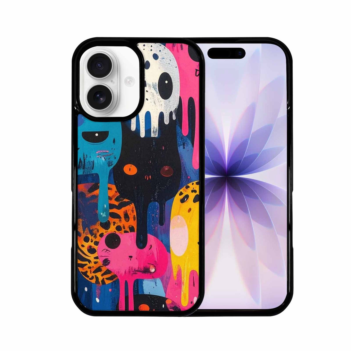 iPhone 17 Case — Melting Aliens Pattern Alien Scifi, Custom Made Phone Cover