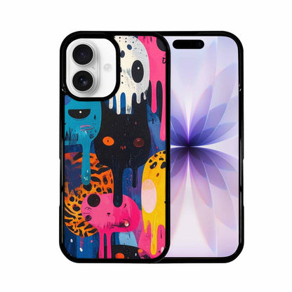 iPhone 17 Case — Melting Aliens Pattern Alien Scifi, Custom Made Phone Cover