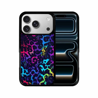 iPhone 17 Pro Case — Leopard Print Neon Seamless Pattern Animal, Unique Phone Case Design