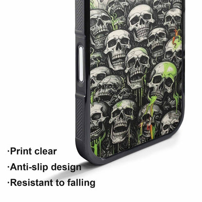 iPhone 17 Pro Max Case — Rainbow From Skull\'s Mouth Gothic Skulls, Custom Designed Case Cover