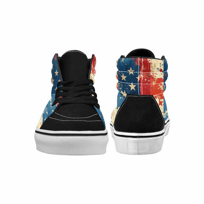WOMEN'S American Flag Stars High Top Canvas Dreamcore Sneakers