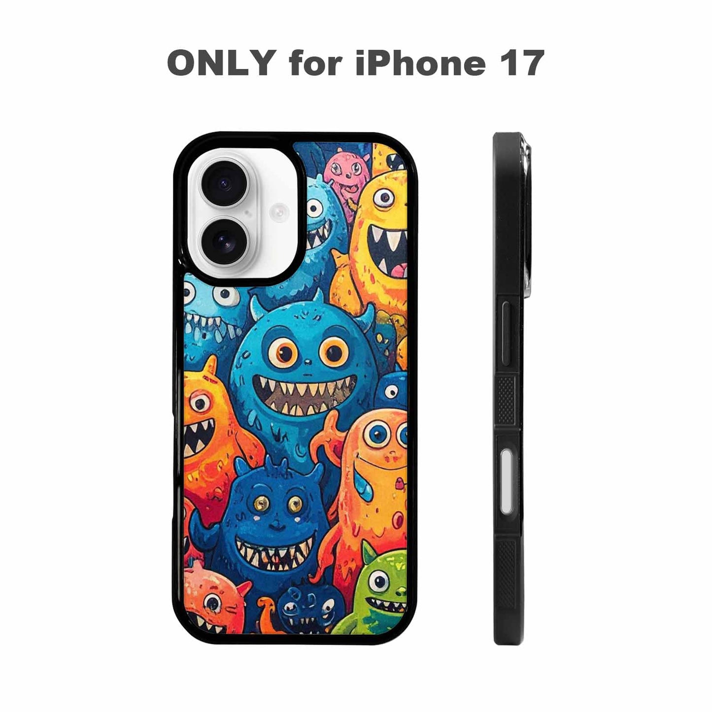 iPhone 17 Case — Monsters (general) Cartoon Monsters Cartoon Cute, Custom Made Phone Cover