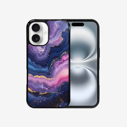 iPhone 16 Case — Marble Galaxy Custom Personalized Phone Cover, Custom Phone Case