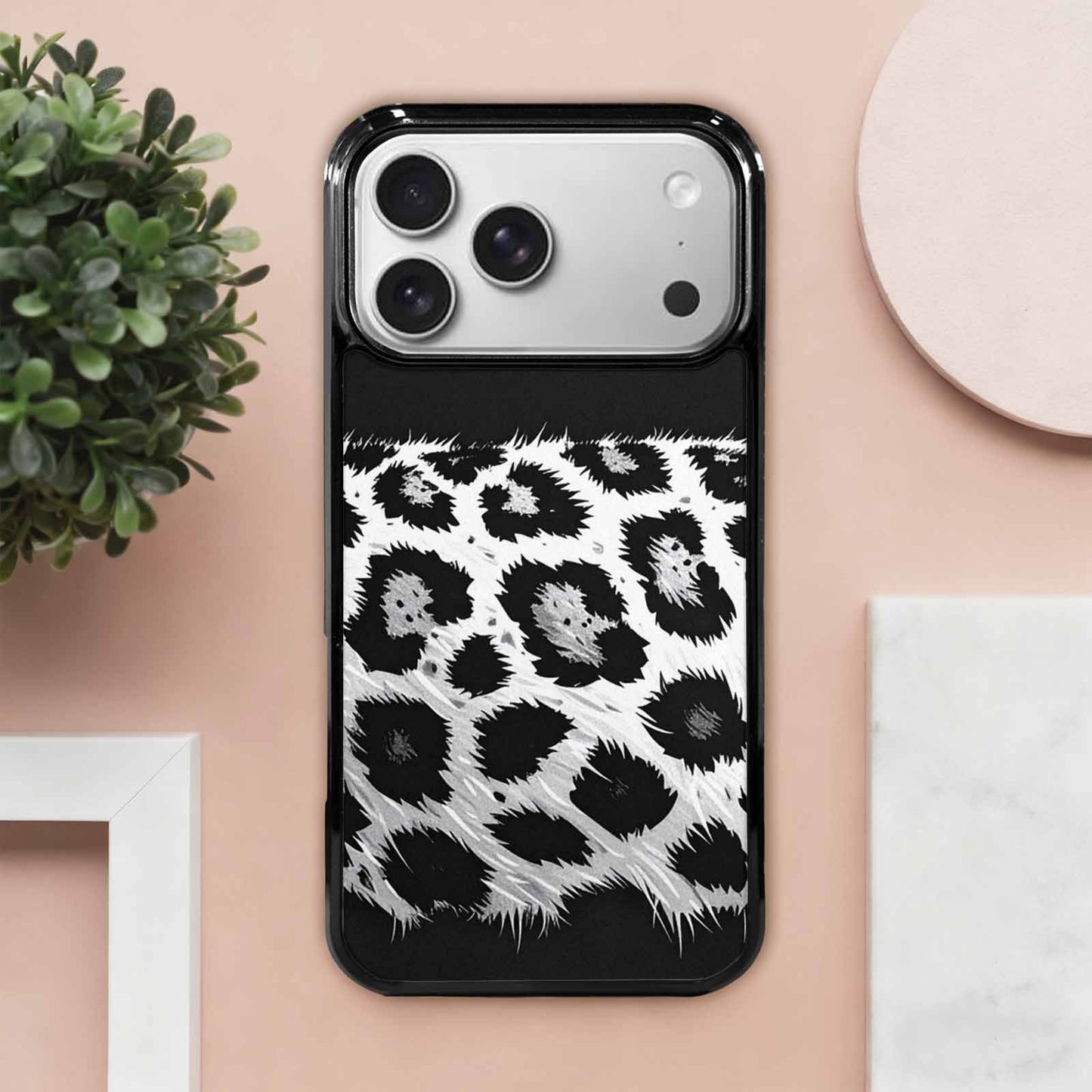 iPhone 17 Pro Max Case — Leopard Print Black And Animal Print, Custom Phone Case