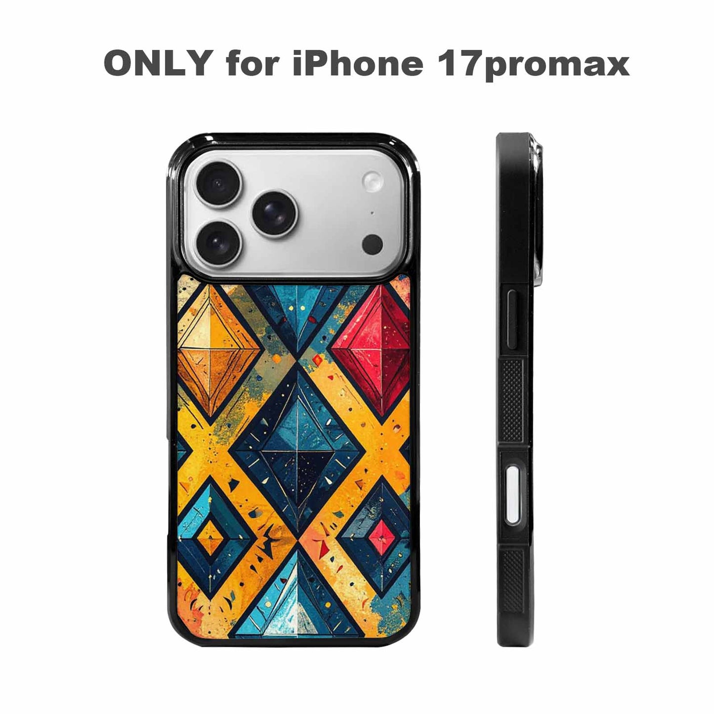 iPhone 17 Pro Max Case — Vintage Summer Diamond Retro Vintage, Custom Art Phone Cover