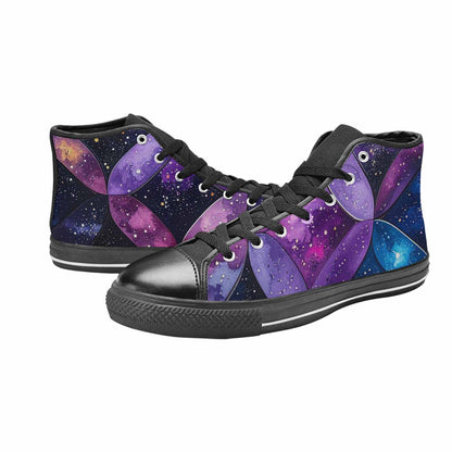 MEN'S Galaxy Stars Nebula High Top Canvas Aesthetic Sneakers