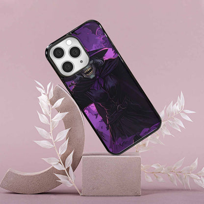 iPhone 15 Pro Max Case — Scary Horror Halloween Art Print Edge, Custom Print Case Cover
