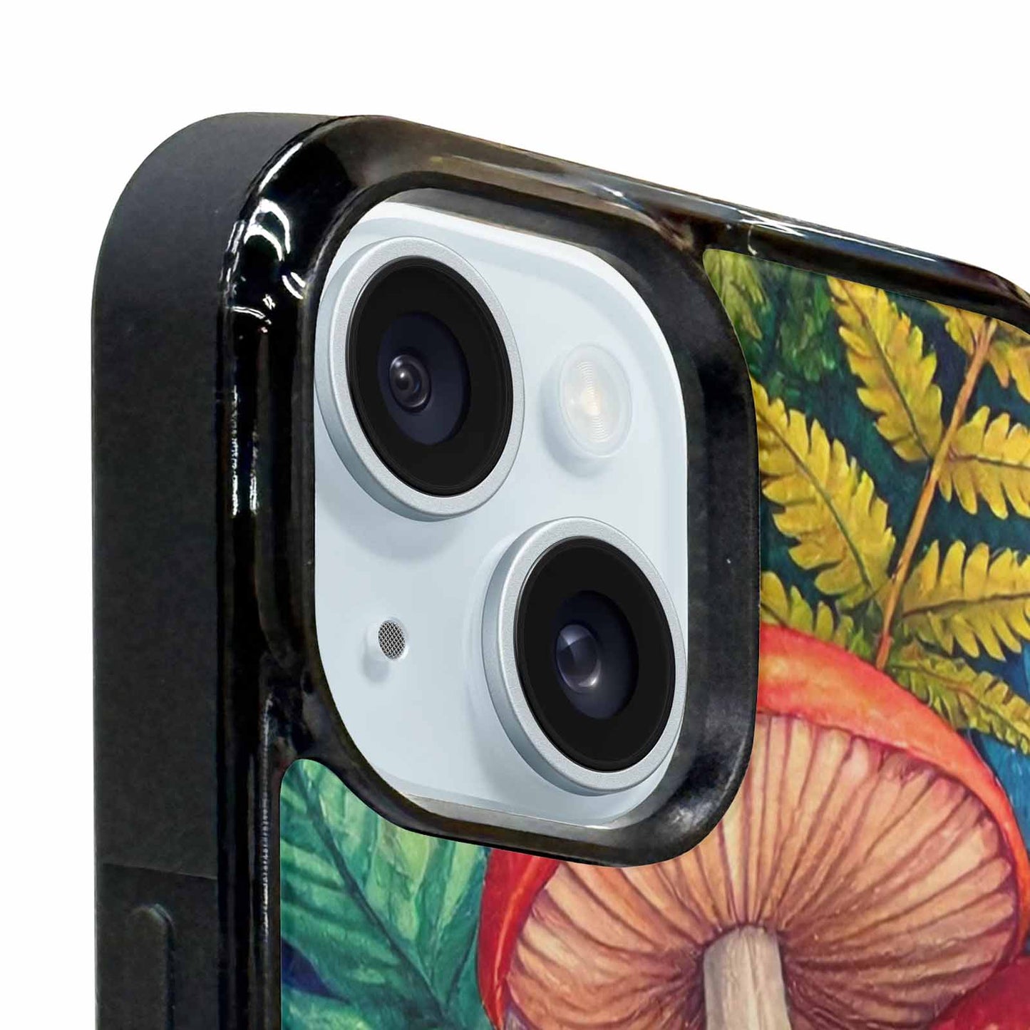 iPhone 15 Plus Case — Mushrooms Botanicalmushrooms P Cix, Custom Made Phone Cover