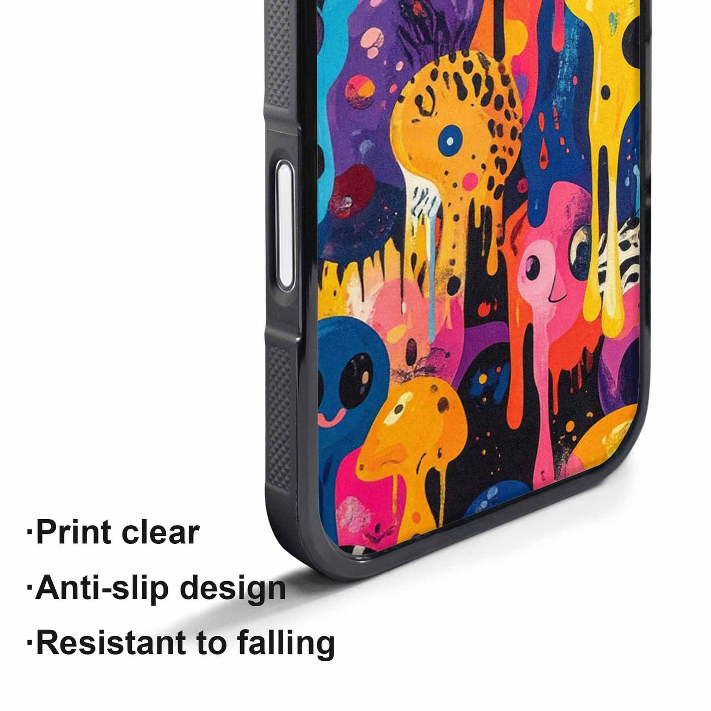 iPhone 17 Air Case — Melting Aliens Pattern Hundreds Of Alien, Custom Print Case Cover
