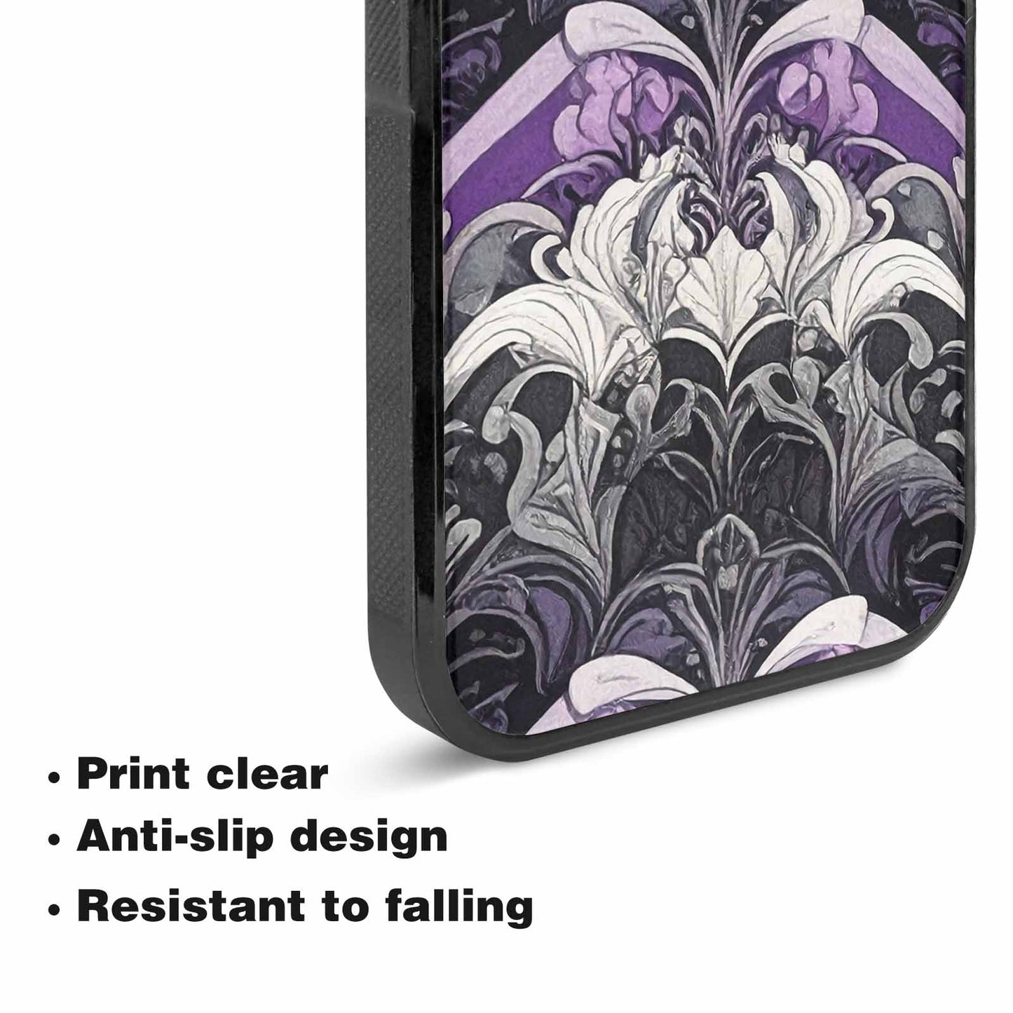 iPhone 15 Plus Case — Asexual Flag Color Theme Small Rainbow, Custom Print Case Cover