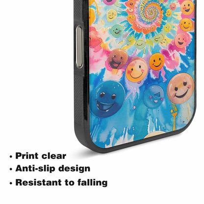 iPhone 16 Pro Case — Smiley Facessmiley Faces Tie D, Unique Phone Case Design