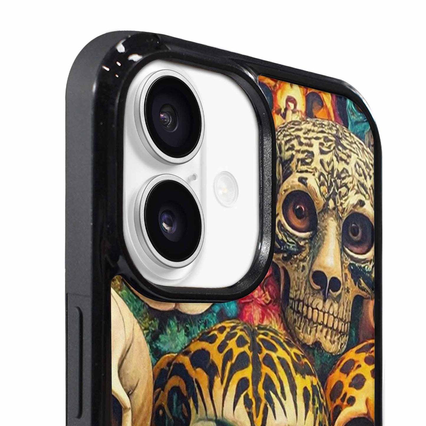 iPhone 17 Case — Skulls Animal Print Gothic Skulls, Unique Phone Case Design