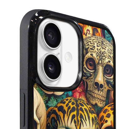 iPhone 17 Case — Skulls Animal Print Gothic Skulls, Unique Phone Case Design