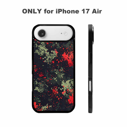 iPhone 17 Air Case — Small Military Camouflage Blotch Pattern Camo, Custom Phone Case