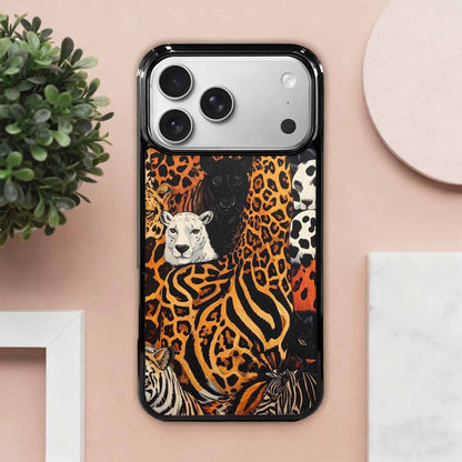 iPhone 17 Pro Max Case — Small Animal Print Pattern, Animal Print, Custom Art Phone Cover
