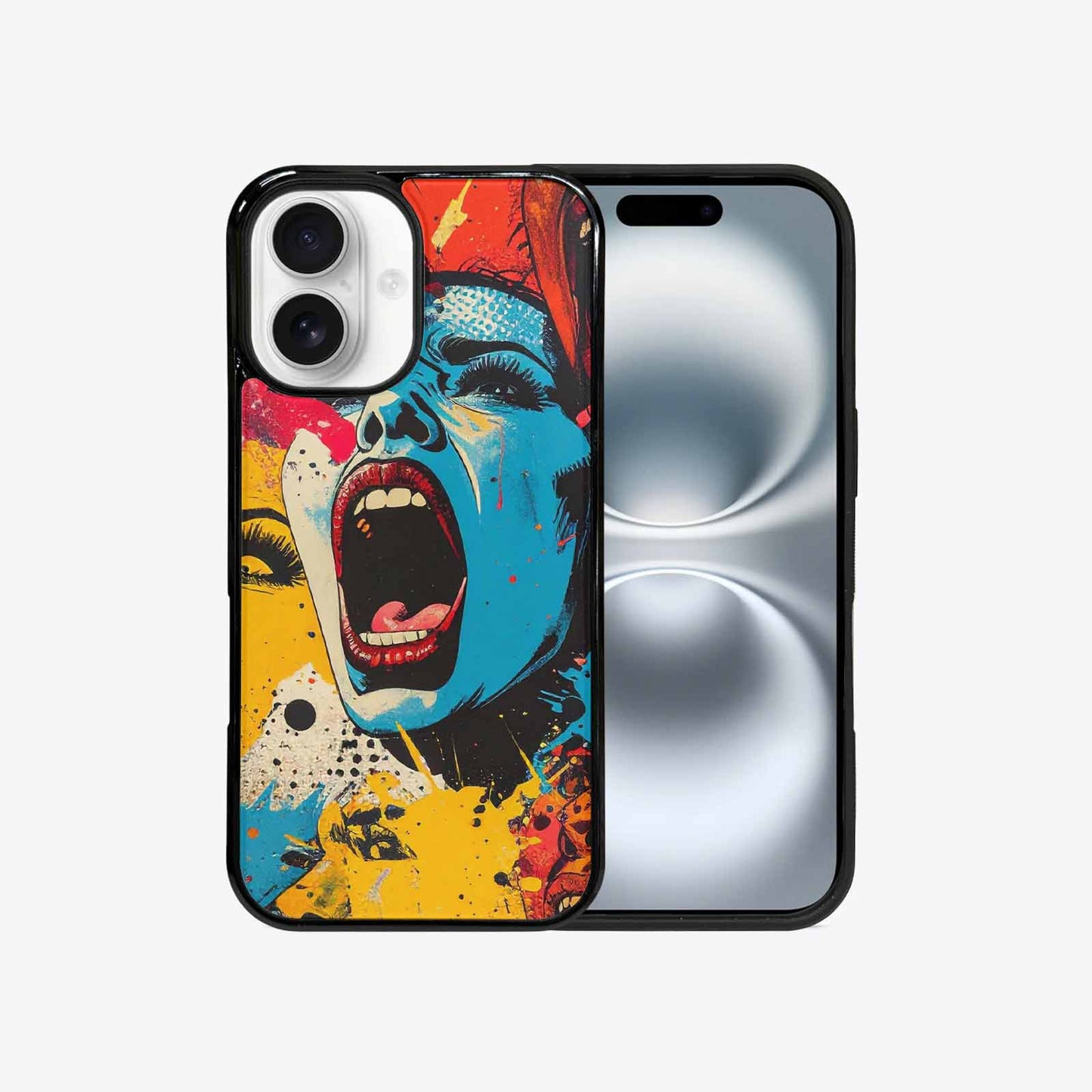 iPhone 16 Case — Comic Book Scream Comic Book Scream, Custom Phone Case