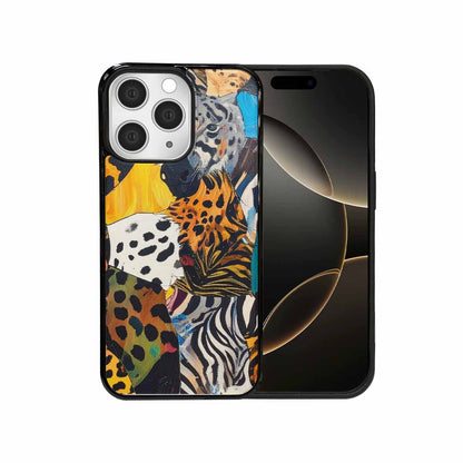 iPhone 15 Pro Max Case — Full Color Vibrant Animal Print Animal, Custom Made Phone Cover