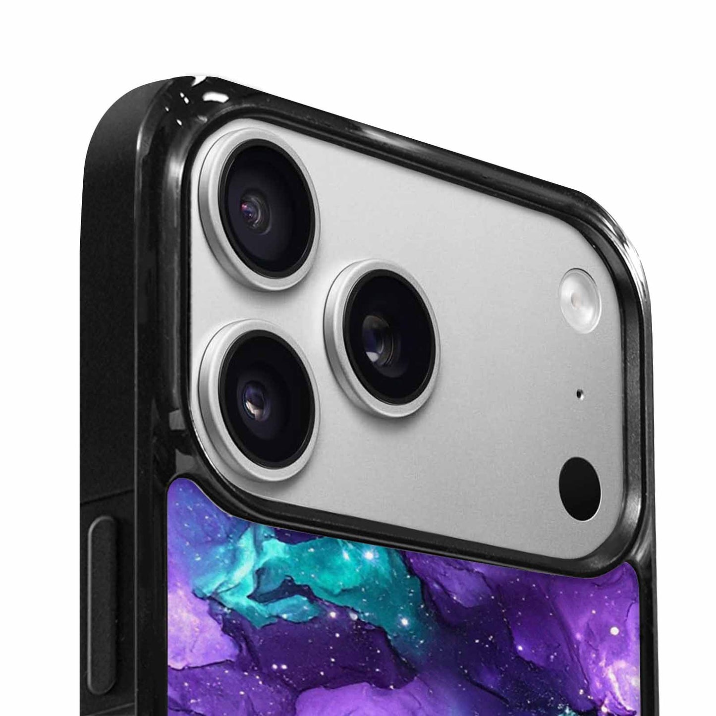 iPhone 17 Pro Case — Seamless Tileable Pattern Of Swirling Galaxy, Original Design Phone Case