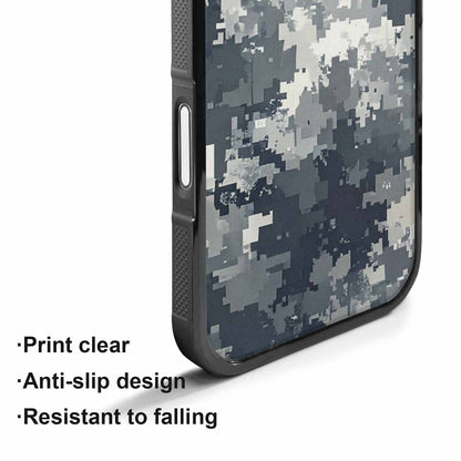 iPhone 17 Case — Small Military Camouflage Blotch Camo, Custom Designed Case Cover