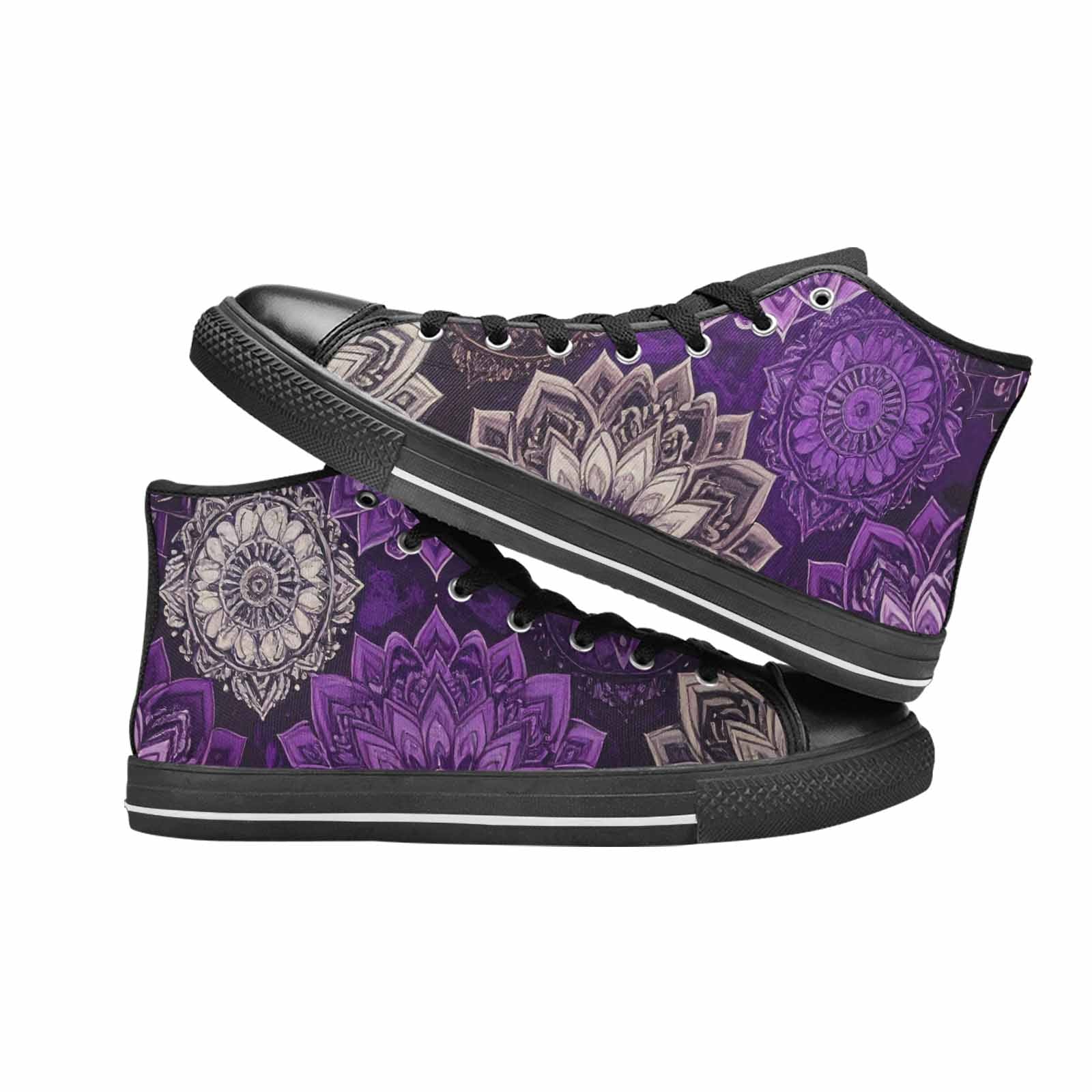 MEN'S Mandala High Top Canvas Y2K Custom Sneakers