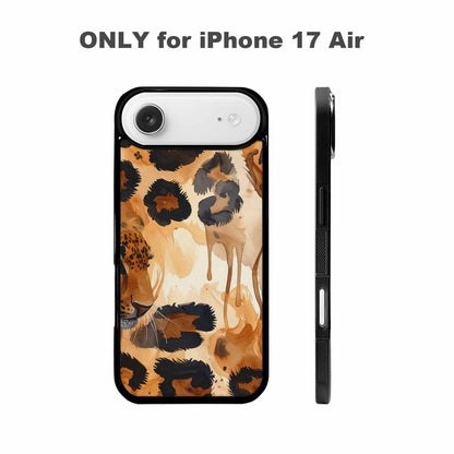 iPhone 17 Air Case — Seamless Tileable Pattern Of Overlapping Animal, Custom Made Phone Cover