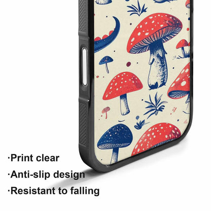 iPhone 17 Case — Vintage Dinosaurs Mushroom Retro Vintage, Customized Protective Case