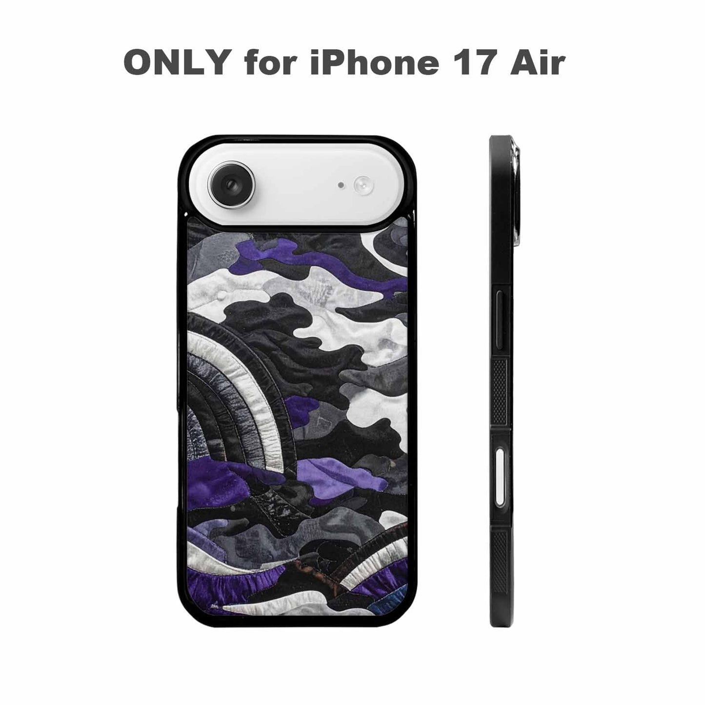 iPhone 17 Air Case — Vivid Camo Asexual Pride Camo, Custom Designed Case Cover