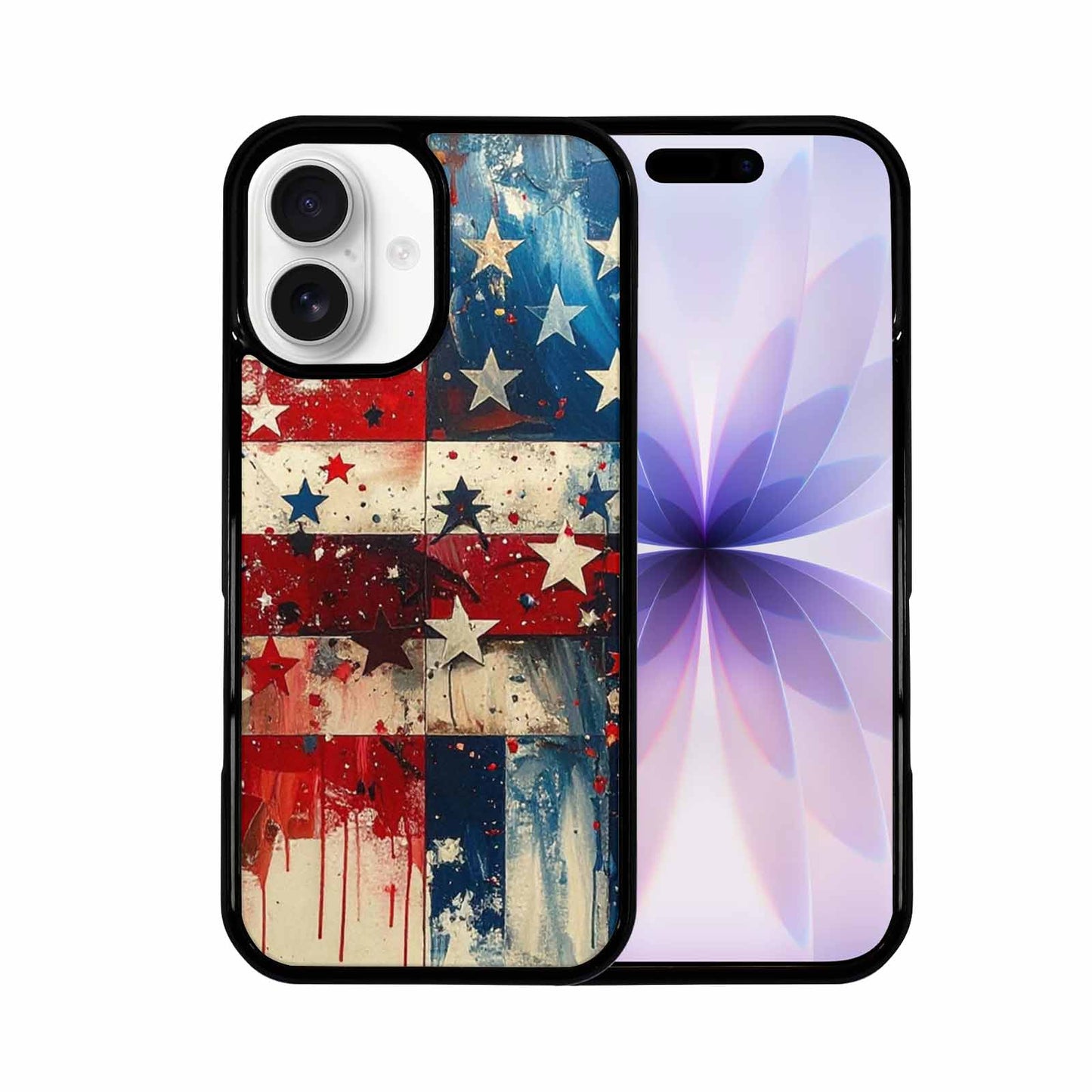 iPhone 17 Case — Patriotic Stars And Stripes Galaxy Space, Unique Phone Case Design