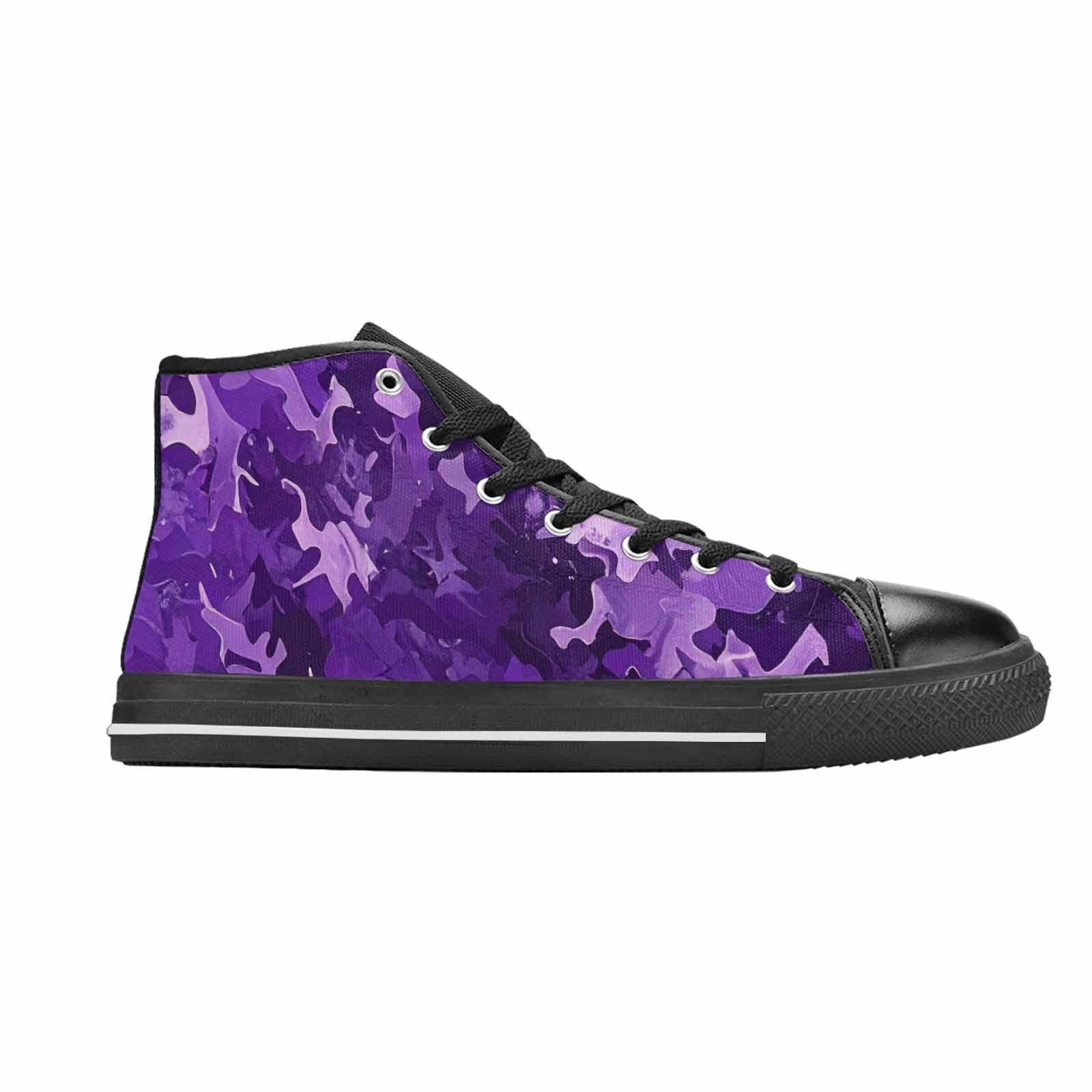 WOMEN'S Military Camouflage Blotch High Top Canvas Dark Academia Shoes