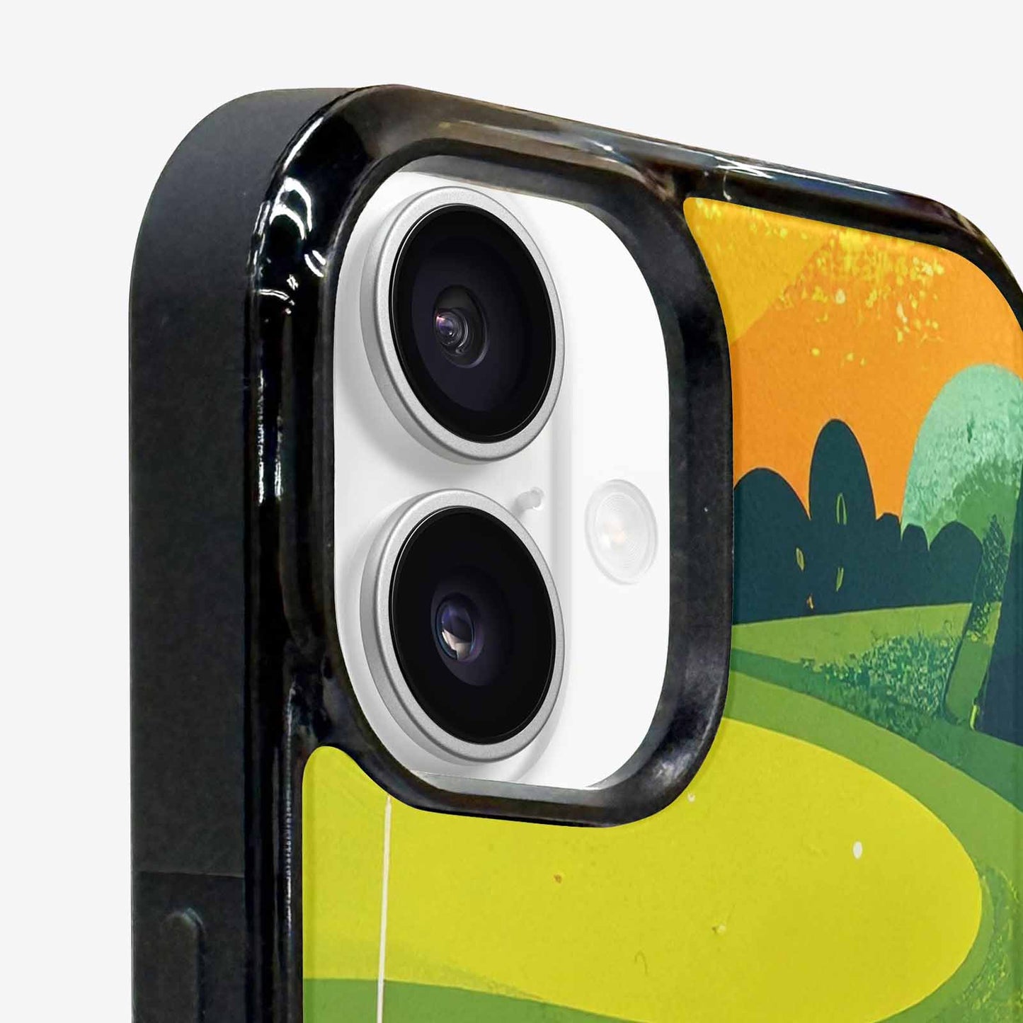 iPhone 16 Plus Case — Golf Cartoon Art Pattern, Personalized Phone Case