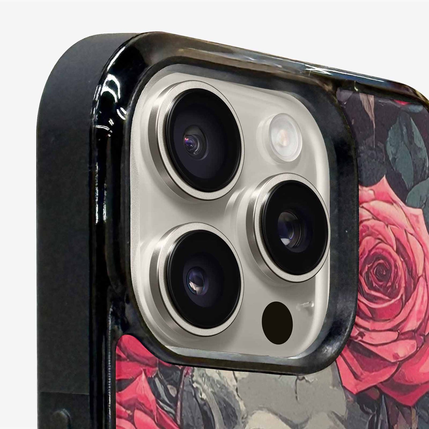 iPhone 15 Pro Max Case — Skulls And Roses Skulls And Roses, Custom Phone Case