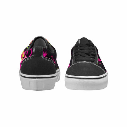 WOMEN'S Acid Wash Tie Dye Neon Canvas Lace-Up Dreamcore Custom Shoes