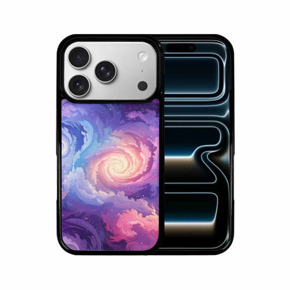 iPhone 17 Pro Case — Seamless Repeating Pattern Of Overlapping Galaxy, Personalized Phone Case